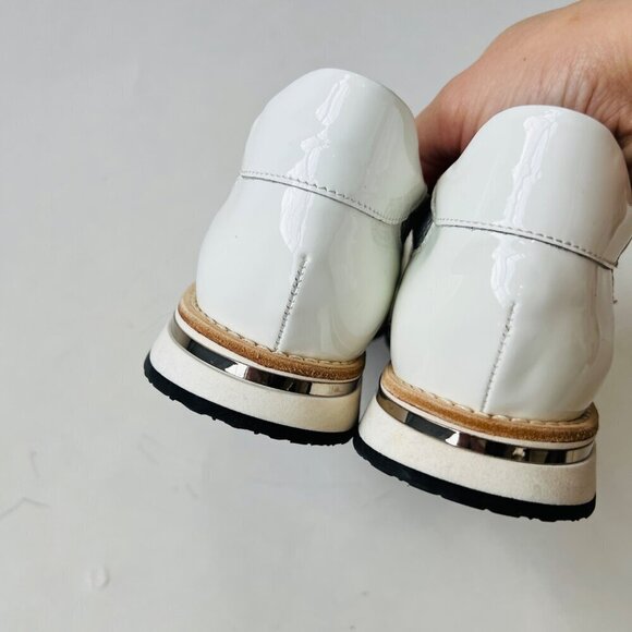 Aquatalia mesh and leather Nahla sneakers, White, Size 9 - Picture 5 of 7